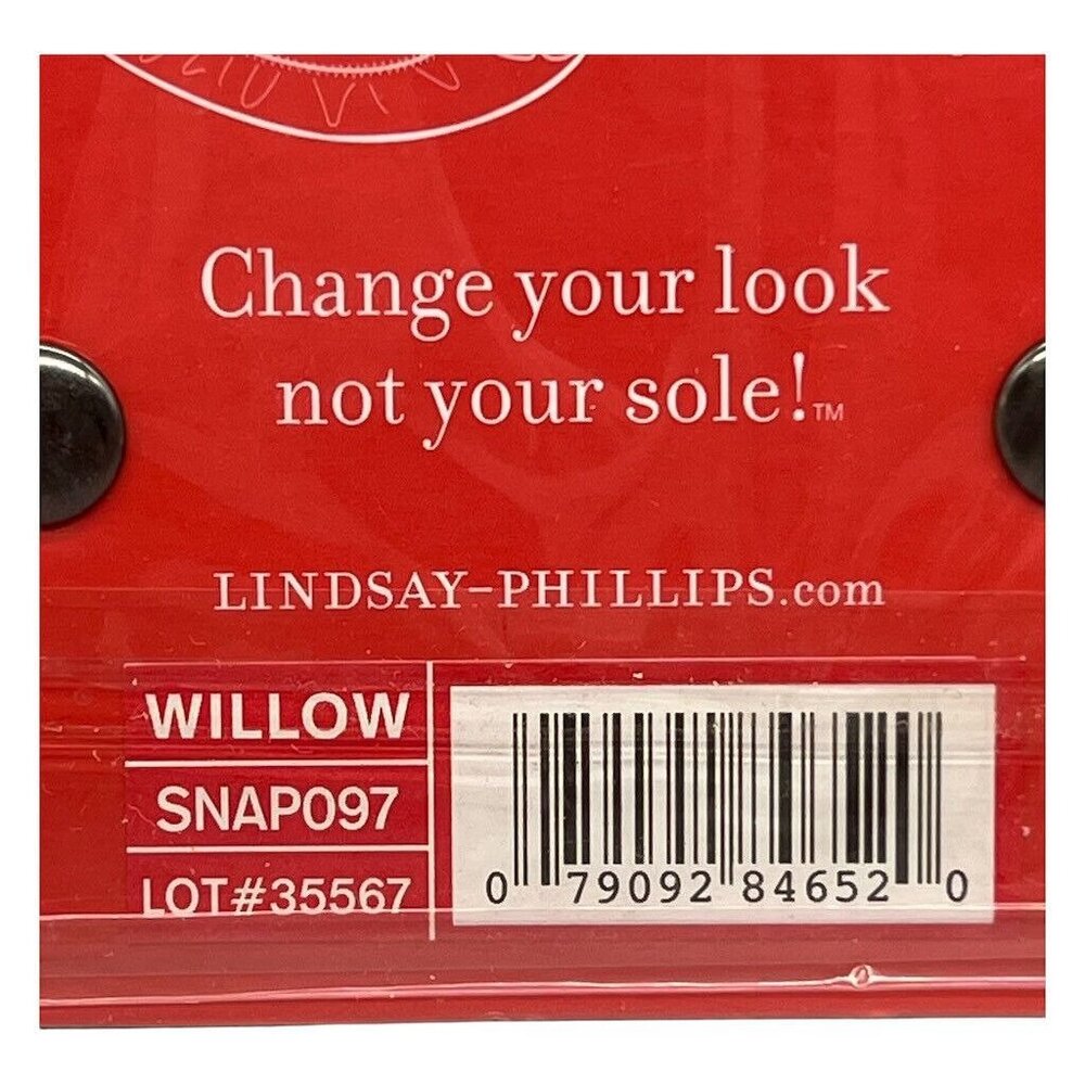 Lindsay Phillips Interchangeable Snaps Willow SNAP097 Monogram Pink - Picture 3 of 5